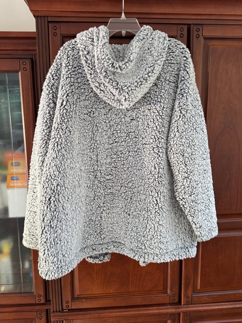 Eddie Bauer oversized fleece hoodie - Picture 2 of 4